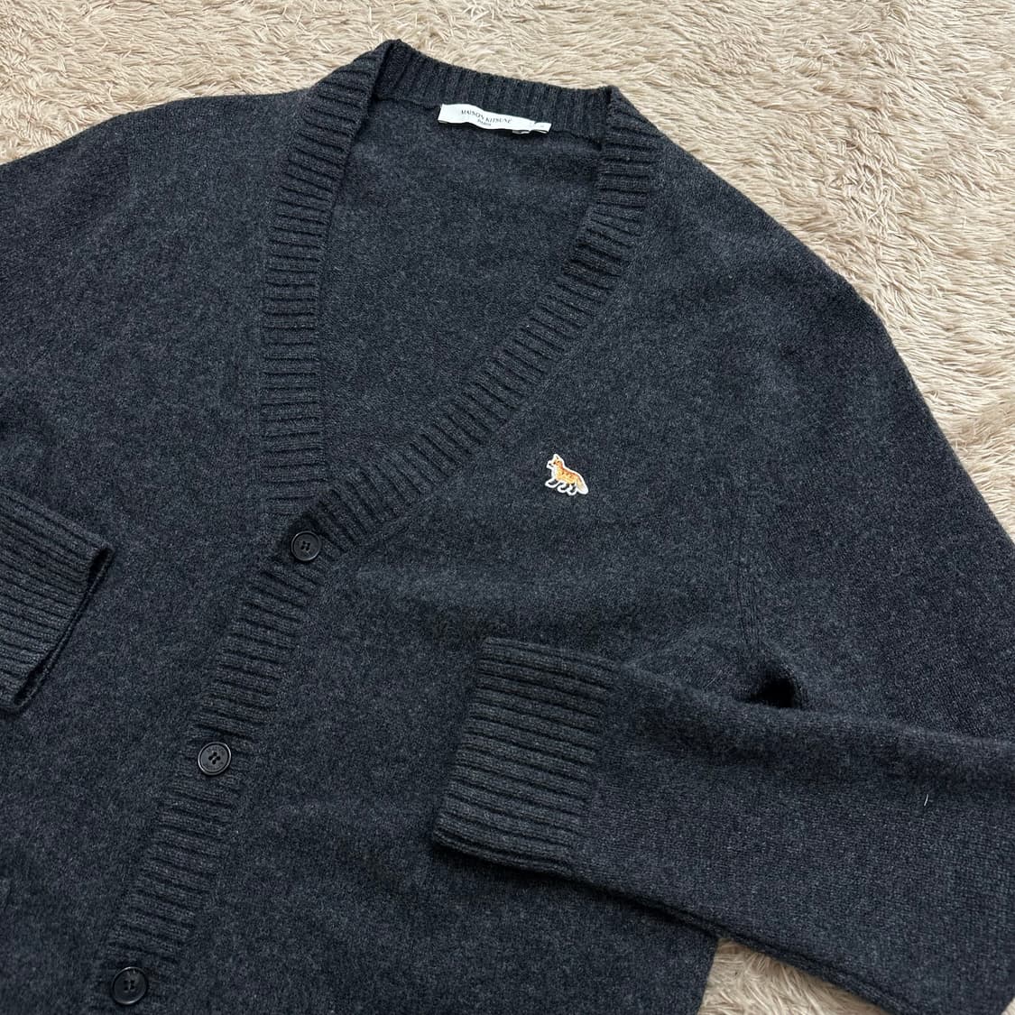 메종키츠네 베이비폭스 울 가디건 상품이미지2