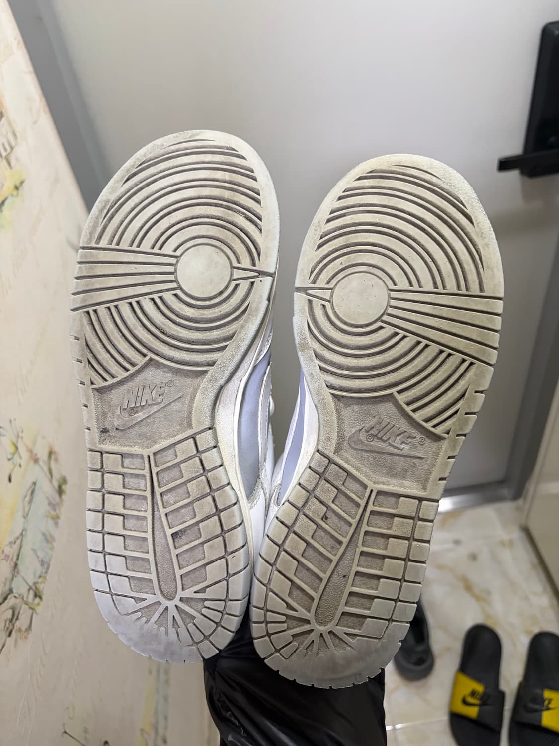 나이키 덩크 로우 레트로 화이트 뉴트럴 그레이 (260) 상품이미지8