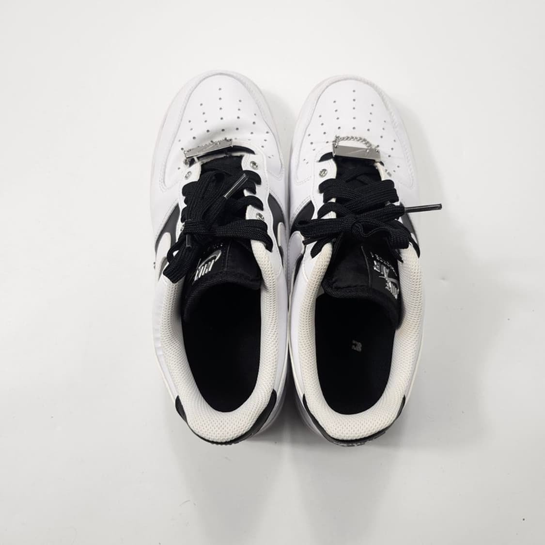 나이키 에어포스 1 화이트 블랙 265 상품이미지4