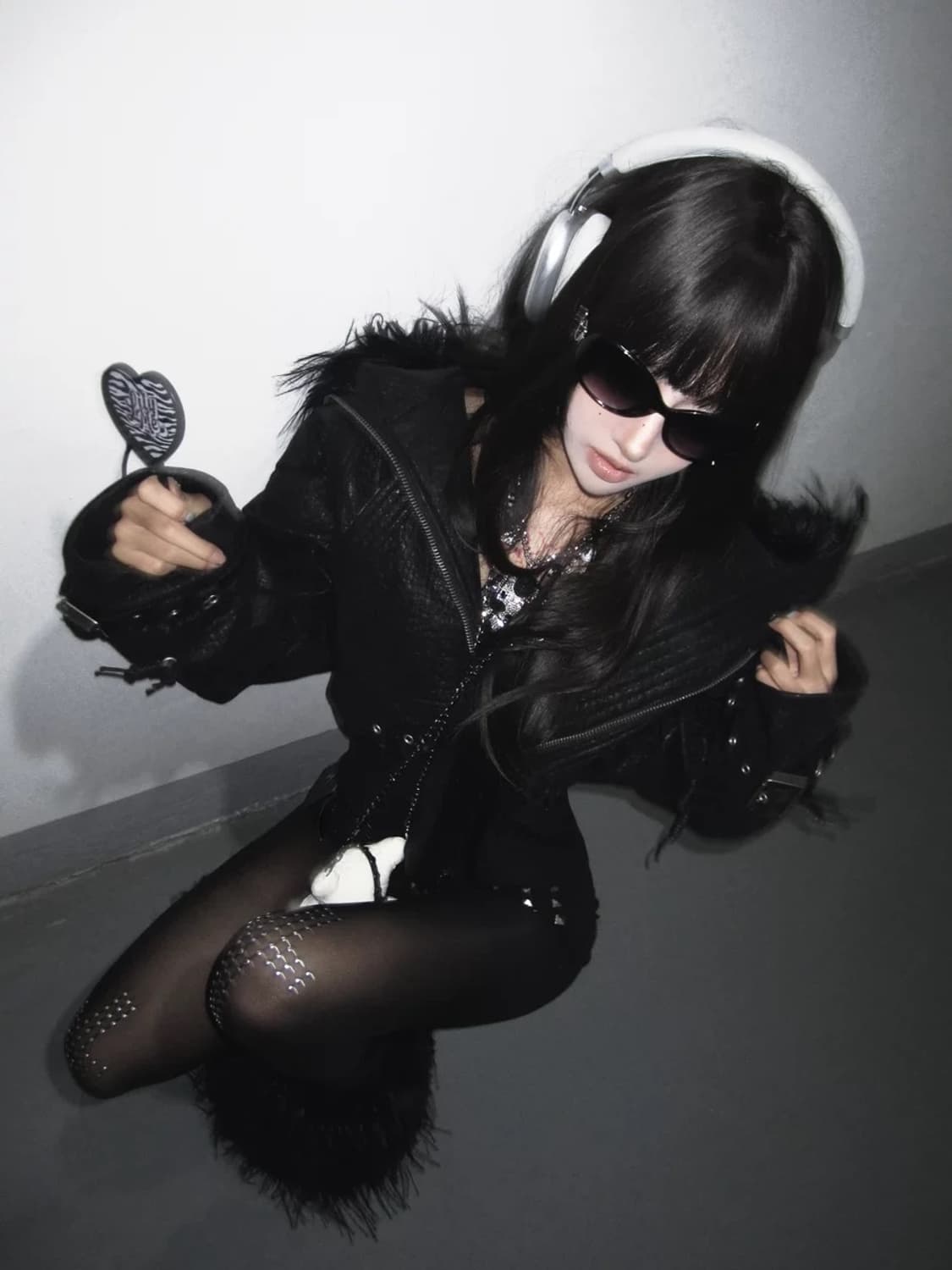 Obsidian Wrap Cropped Zip Bomber 상품이미지5