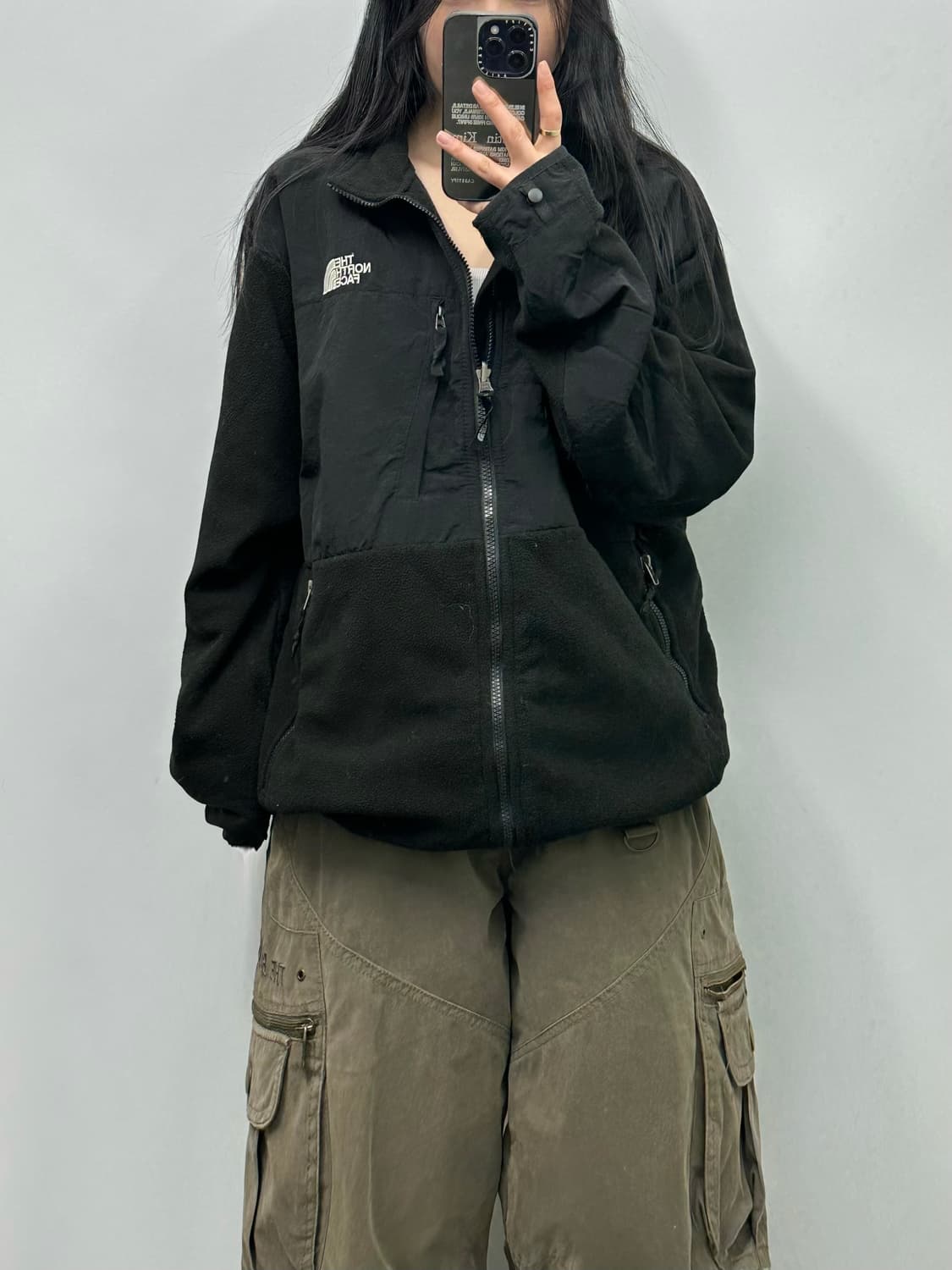 노스페이스 폴라텍 데날리 블랙 플리스 자켓 상품이미지1