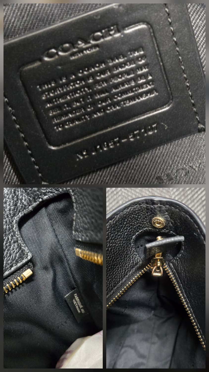 코치 COACH 블랙 체인 토트백 상품이미지9