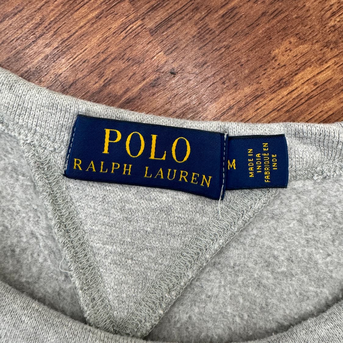 M 폴로 랄프로렌 그레이 라운드 맨투맨(안감기모) 상품이미지5