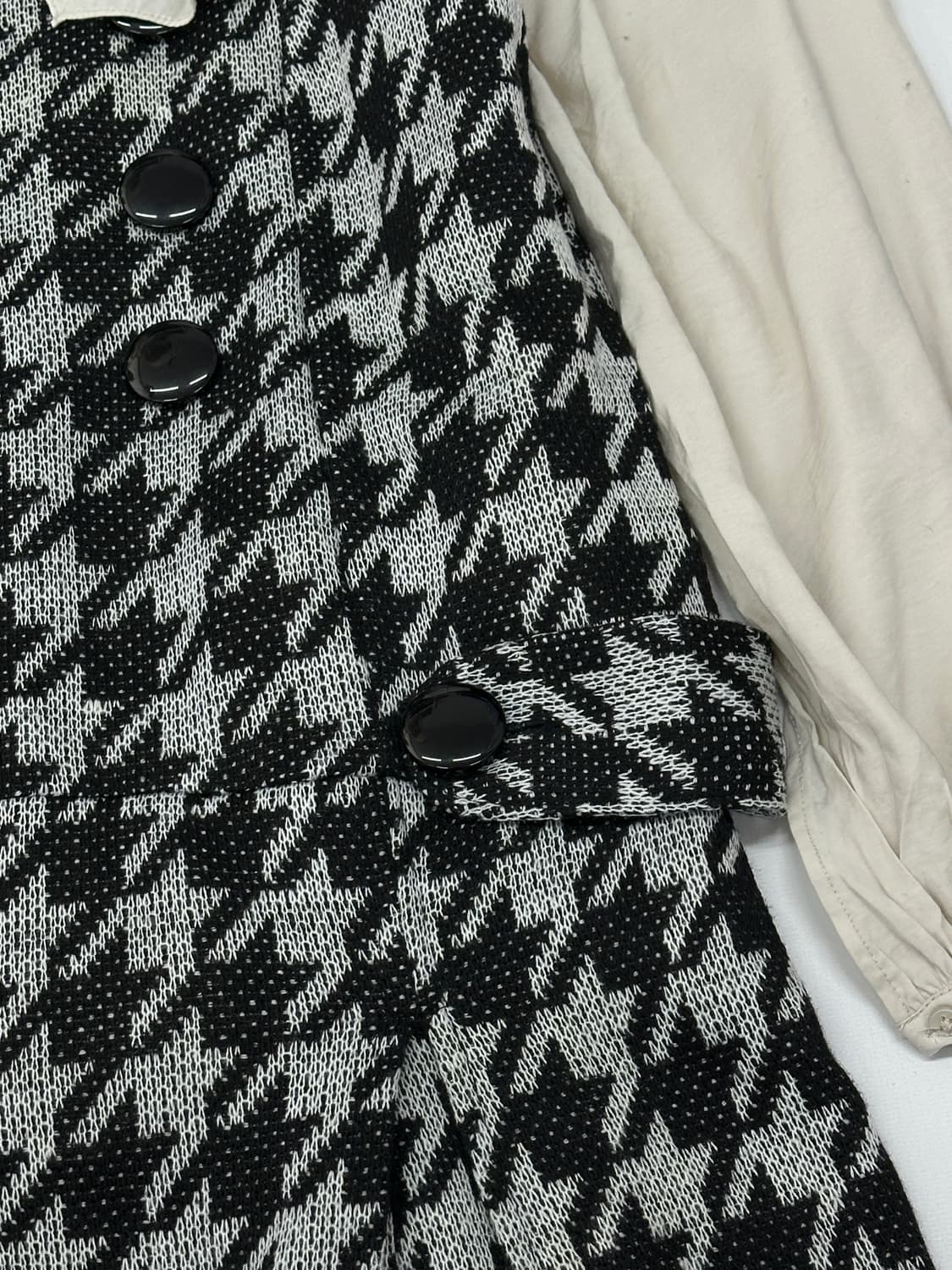 🖤슈슈룬 쇼콜라깔 버튼 코디세트🖤체크 프릴 베이비돌 블라우스 러블리 상품이미지5