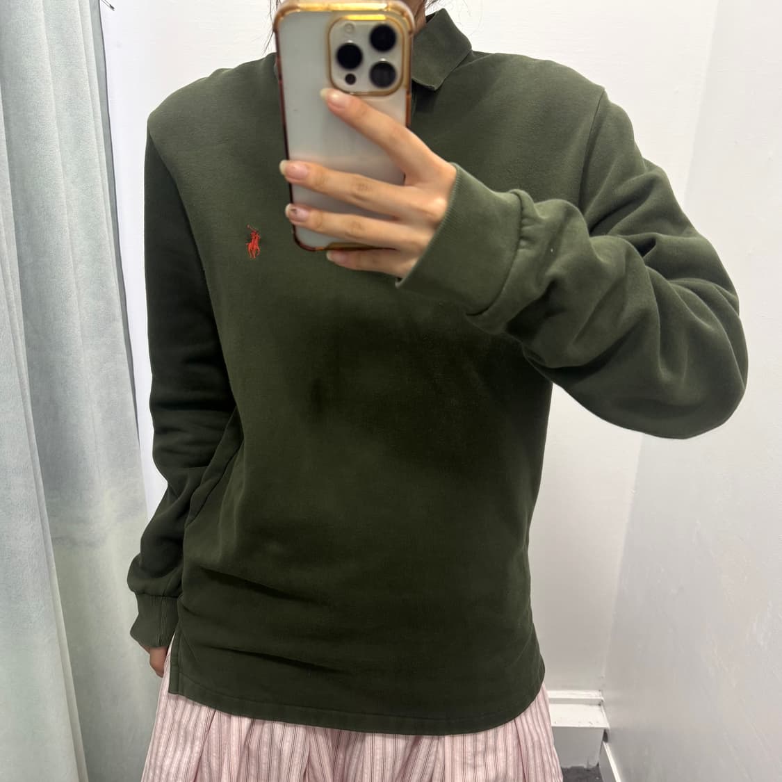 폴로 그린 카라티셔츠 상품이미지2