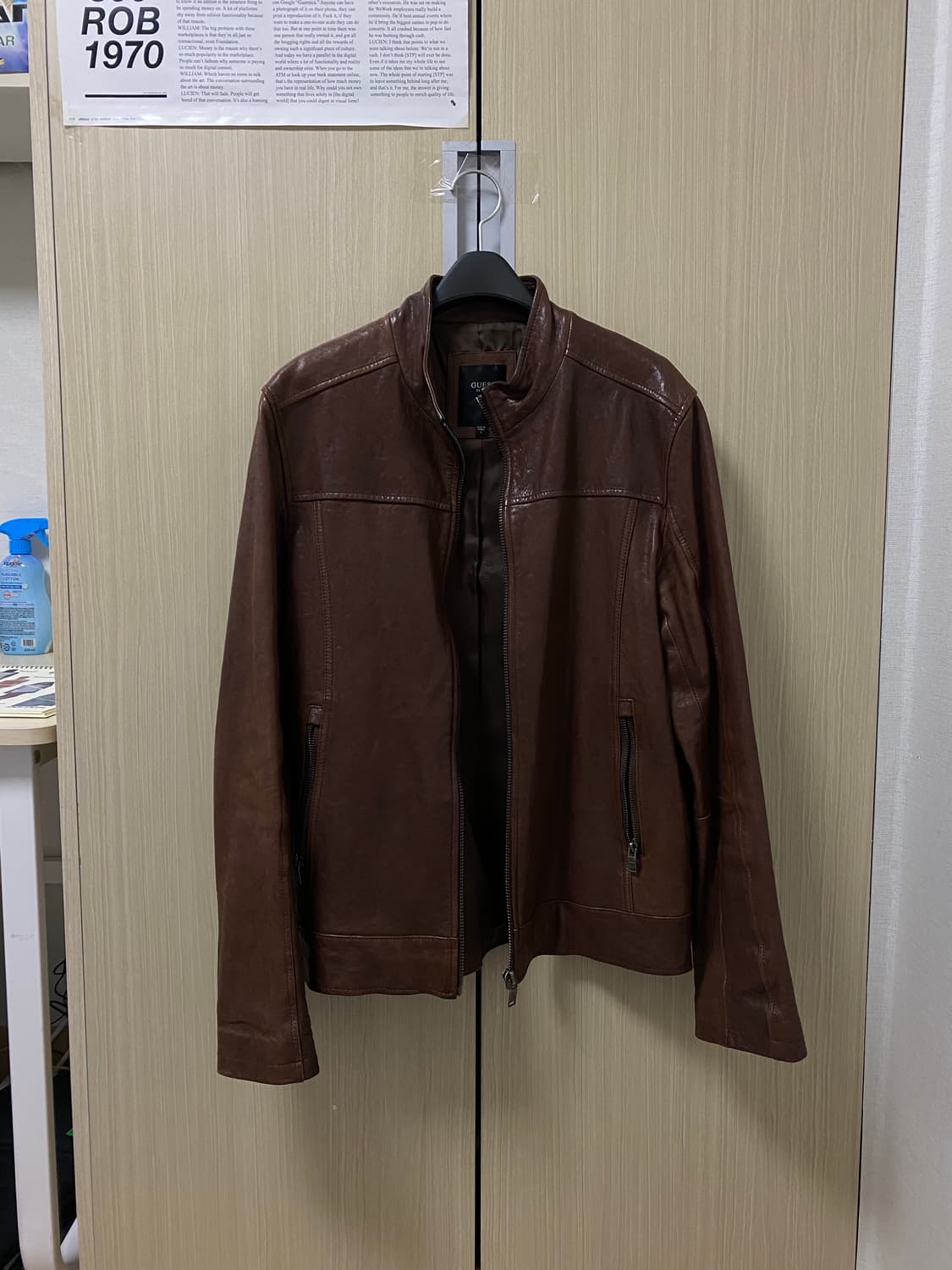 게스 레더 자켓 상품이미지1