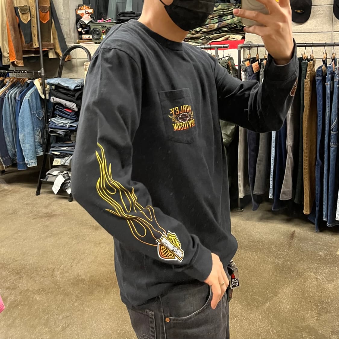 할리데이비슨 플레임 롱슬리브 (105) 상품이미지7