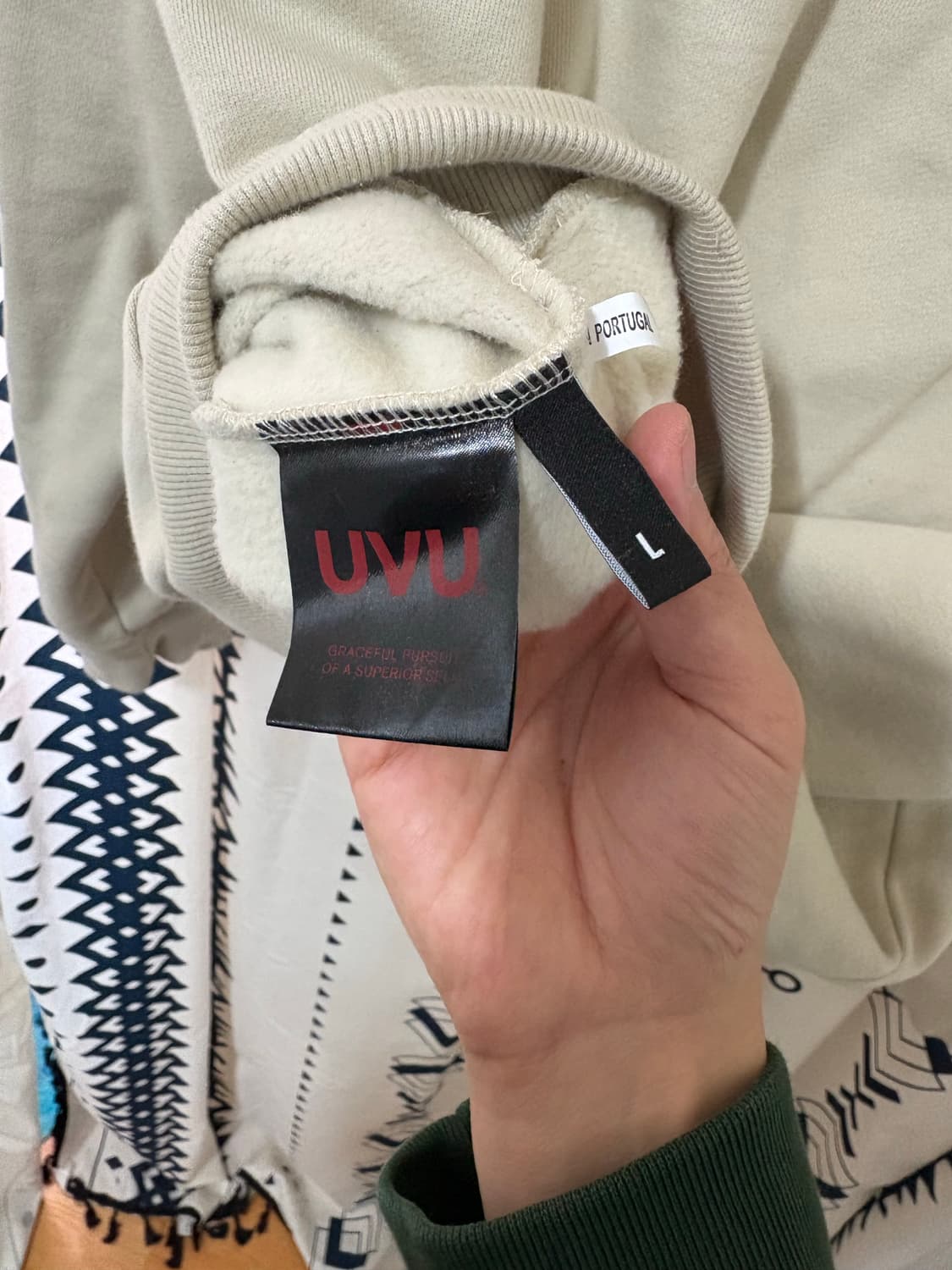 UVU Toscana Hoodie Ecru 상품이미지7