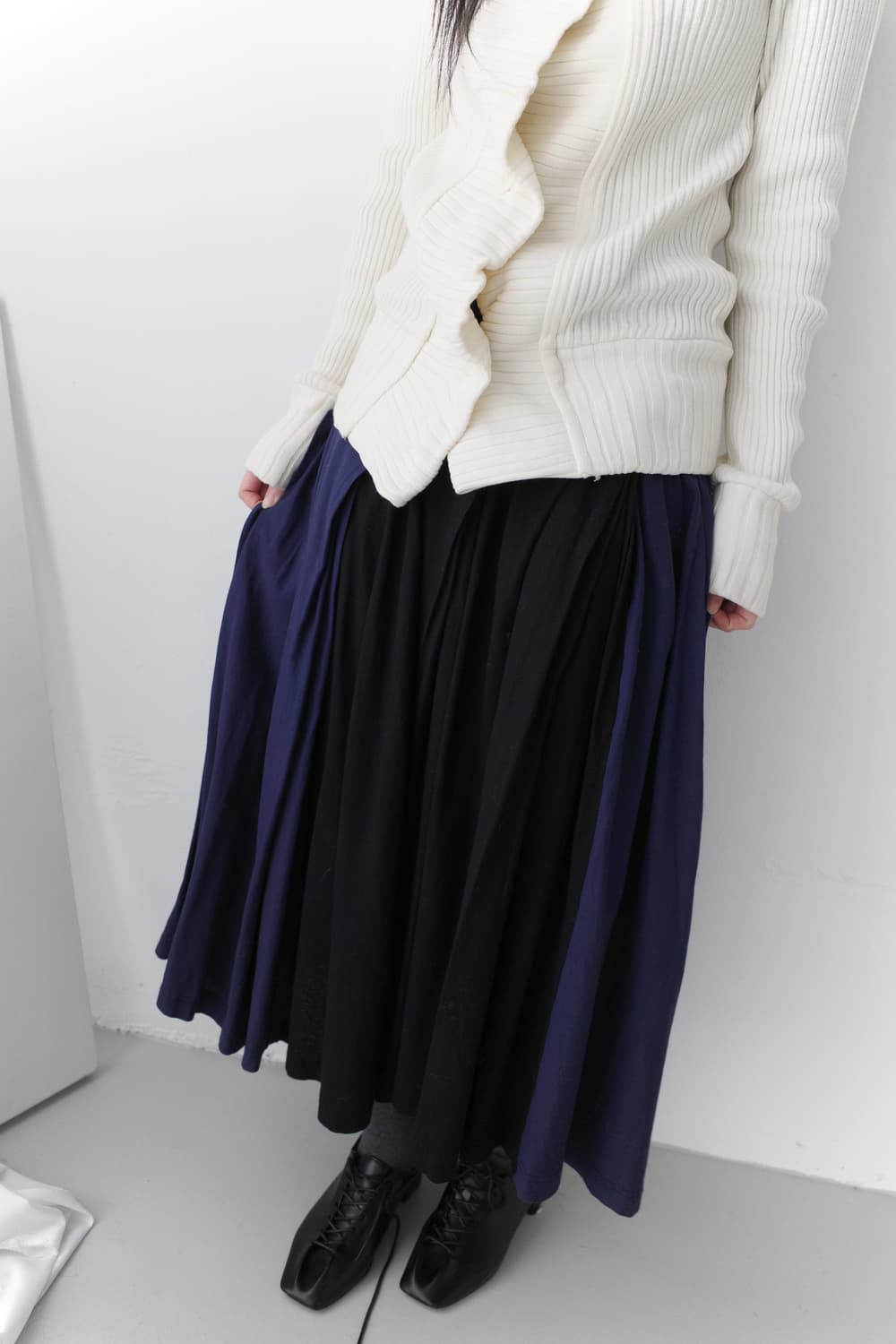 mercibeaucoup) shirring pleats skirt 상품이미지7