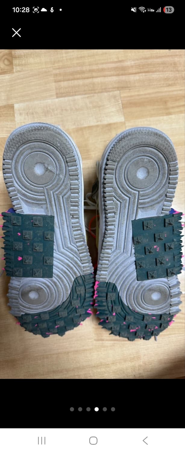 나이키 x 오프화이트 에어포스1  280mm 상품이미지4