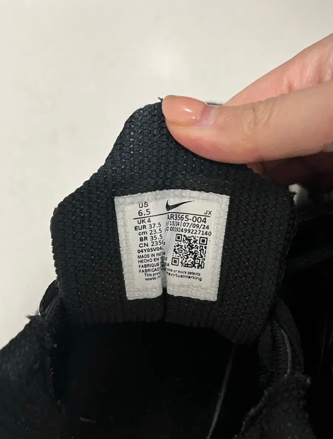 나이키 샥스 R4 블랙 235 상품이미지6