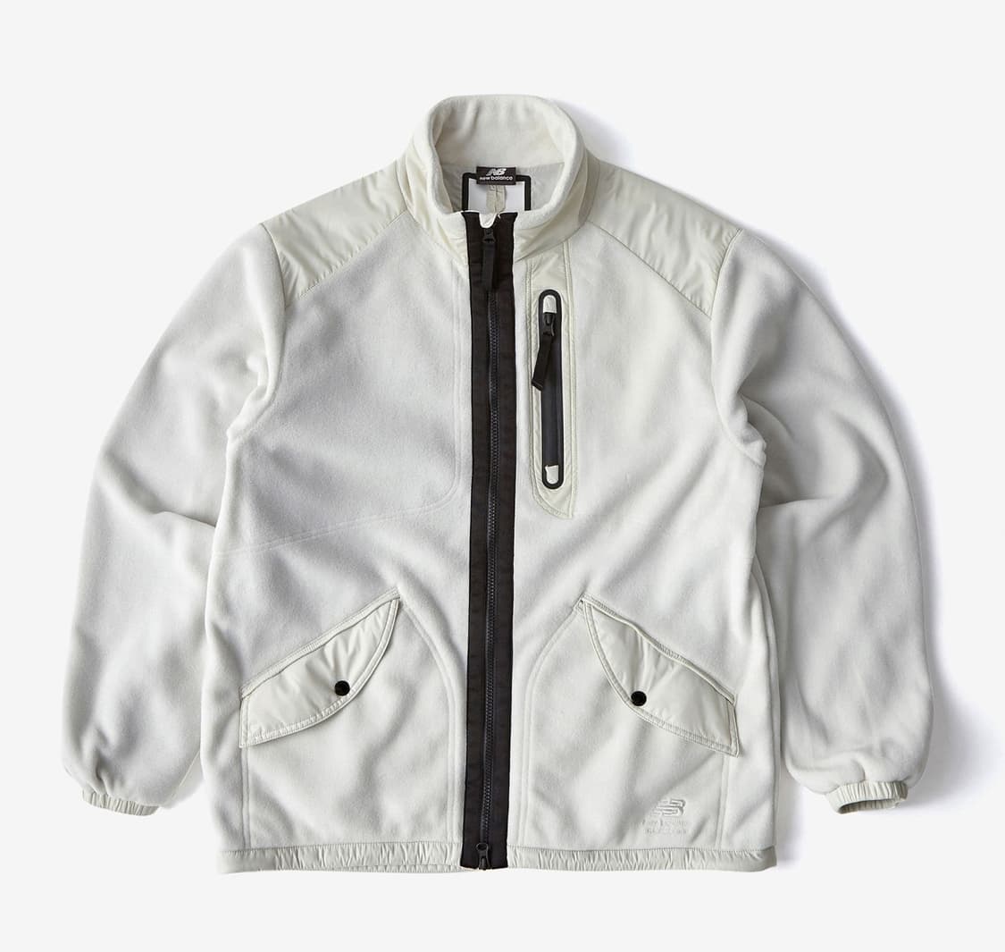 새상품(XXL)이스트로그x뉴발란스 후리스 자켓 크림 상품이미지2