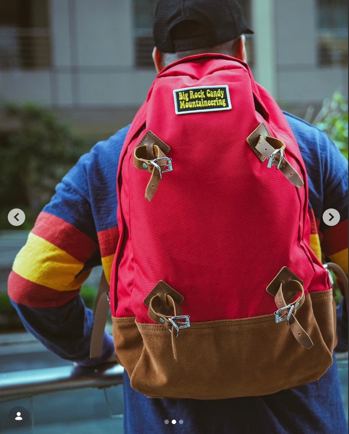 새상품 OS) 빅 락 캔디 마운티니어링 게이터 백팩 - 사워 체리 상품이미지3
