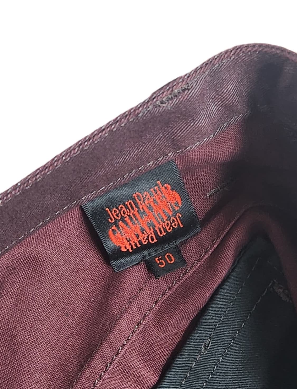 Jean paul gaultier burgundy pants 장폴고티에 상품이미지6