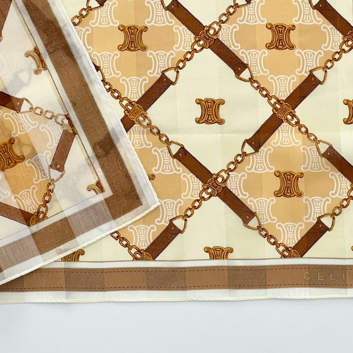 (새상품) celine / 셀린느 쁘띠스카프 손수건 상품이미지4