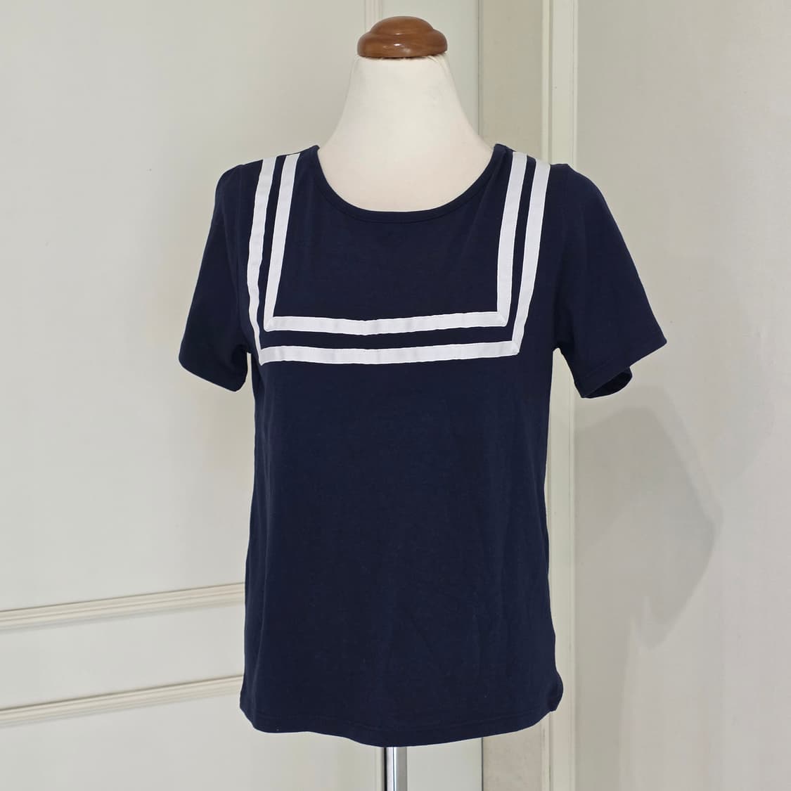 earth music 일본빈티지)세라복 모리걸 양산형지뢰계 반팔티셔츠 상품이미지4