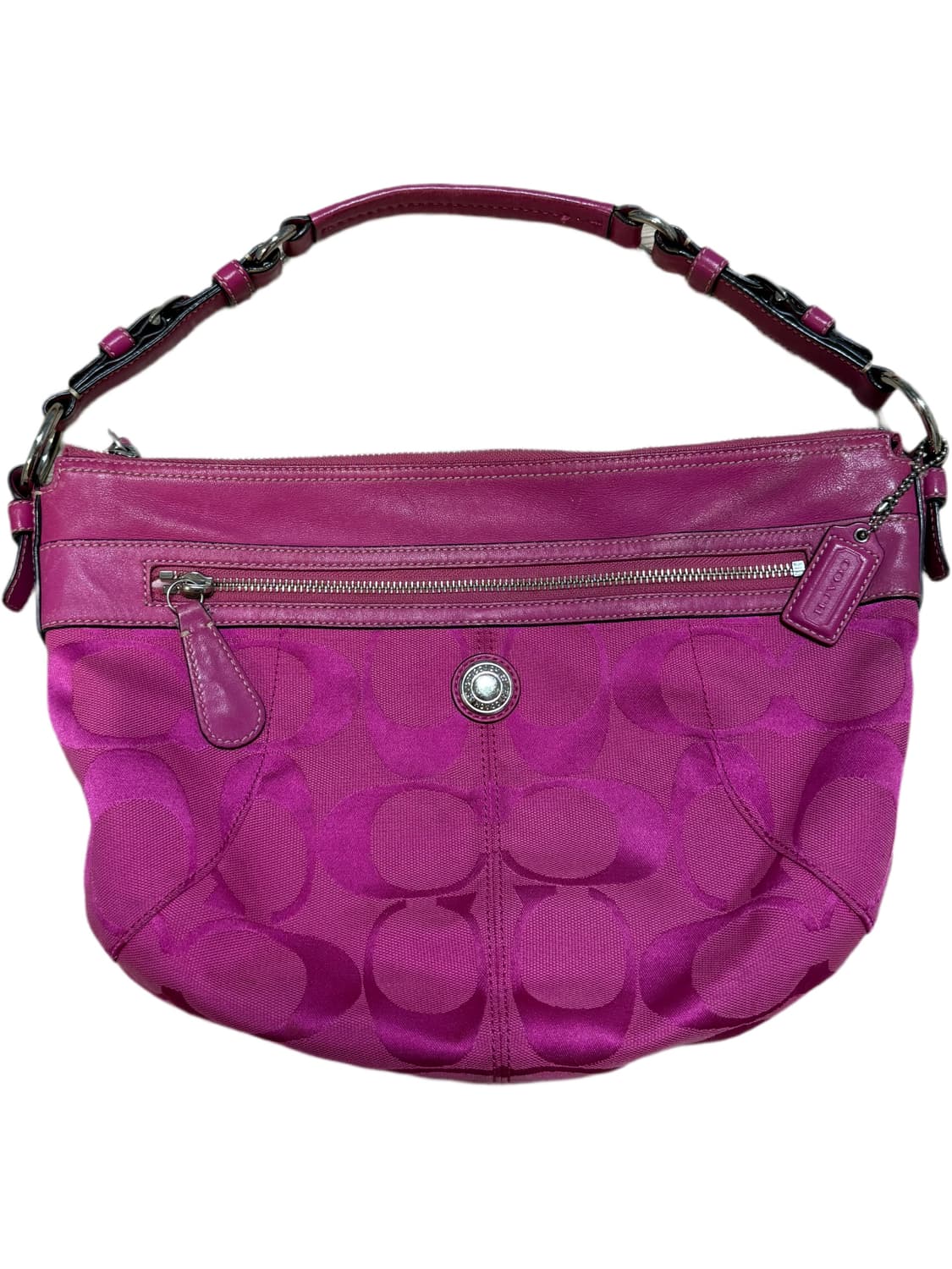 Coach 코치 가방 숄더백 hot pink 코치빈티지 상품이미지5