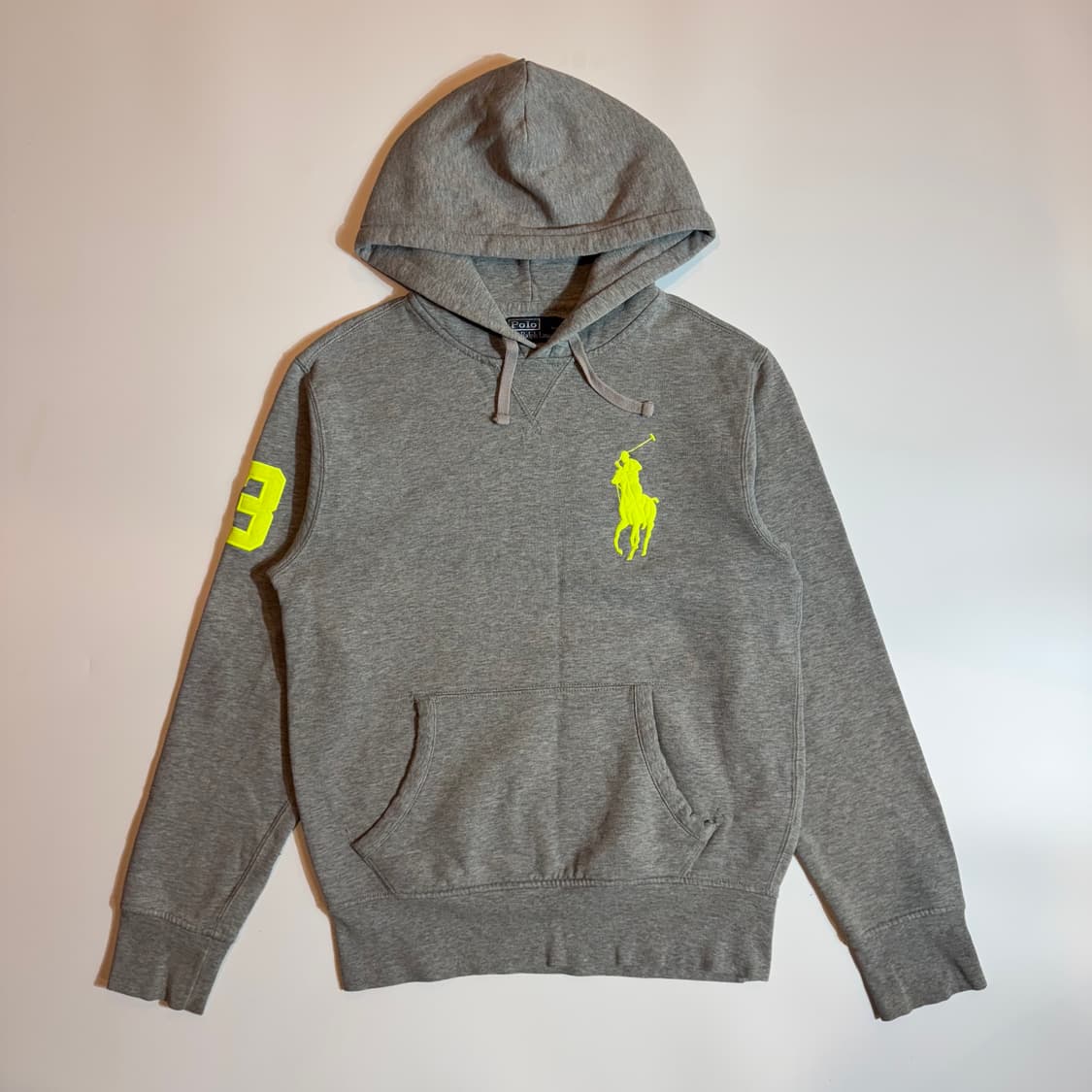 폴로 랄프로렌 빅포니 그레이 후드티 상품이미지1