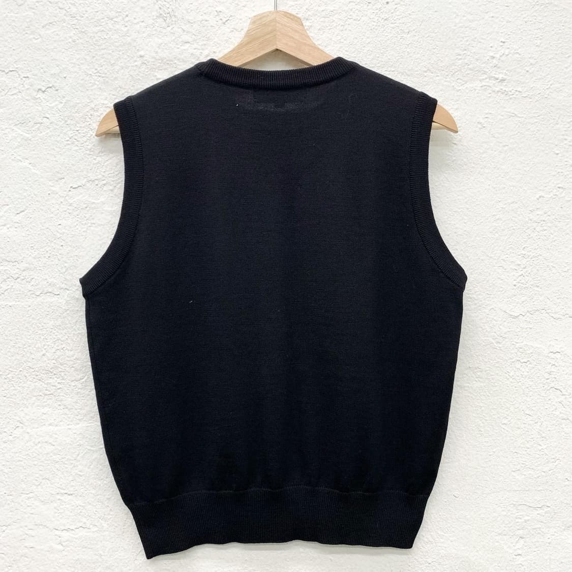 크리스챤 디올 블랙 로즈 자수 니트 베스트 상품이미지5