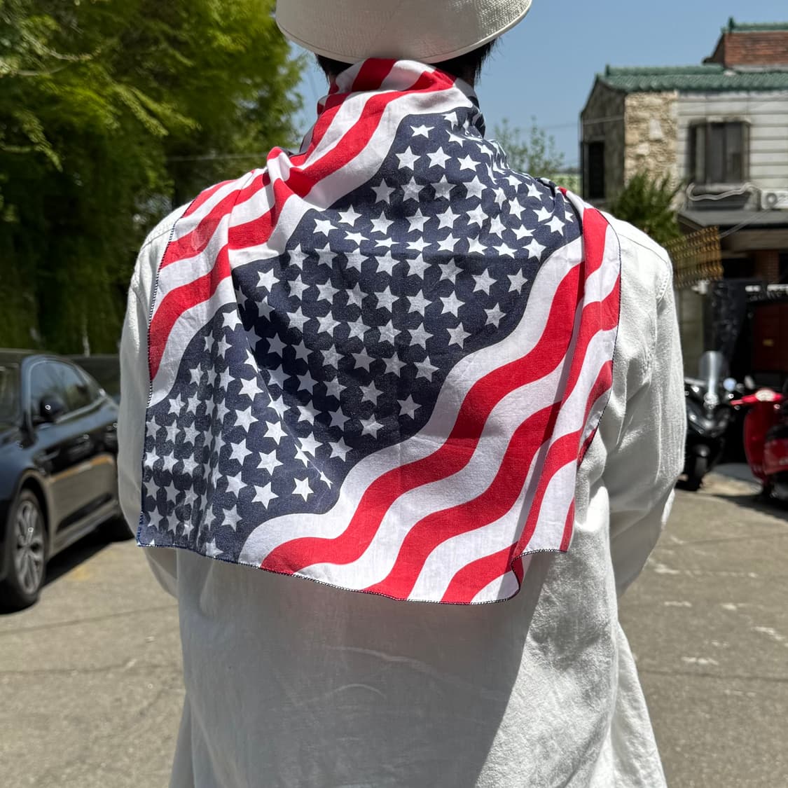 80-90s 성조기 반다나 상품이미지5