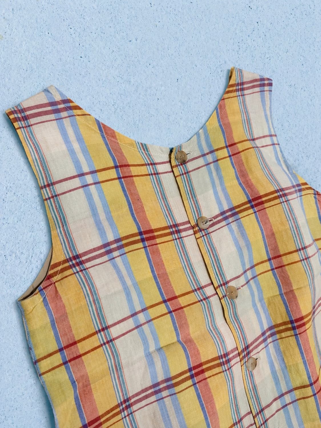 90s Vintage 체크 원피스 상품이미지5