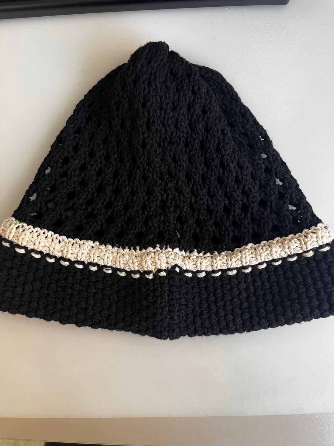 문선 니트 버킷햇 상품이미지2