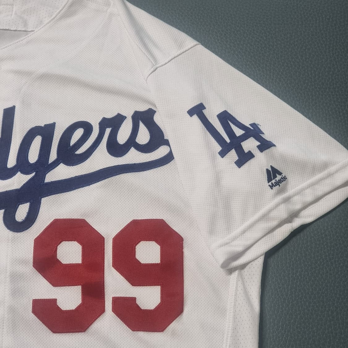 LA 다저스 마제스틱 어센틱 류현진 유니폼 44 (XL-2XL) 상품이미지3