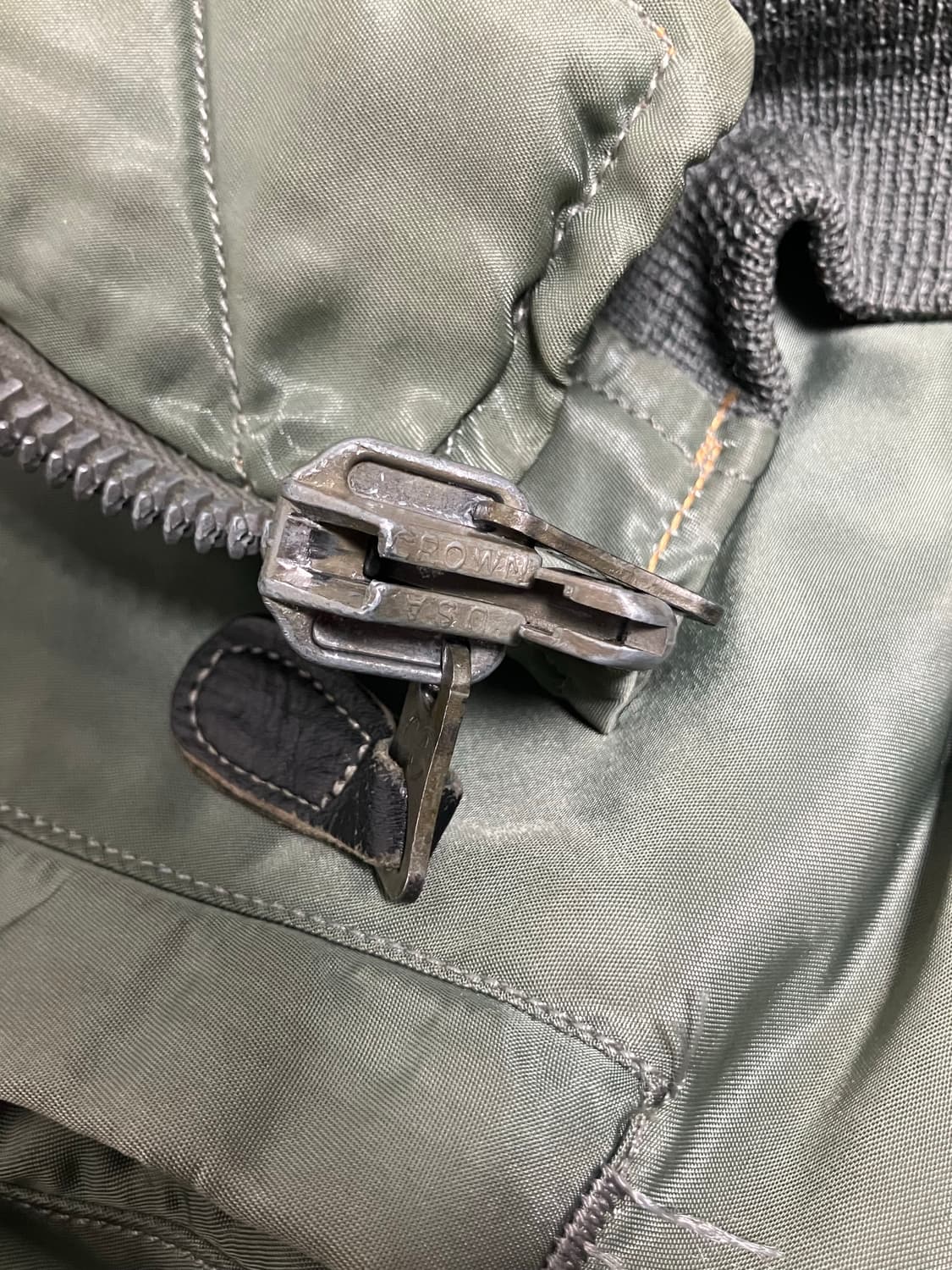 🇺🇸 60s 오리지널 MA-1 CC 크라운 D타입 스카이라인 클로딩  상품이미지5