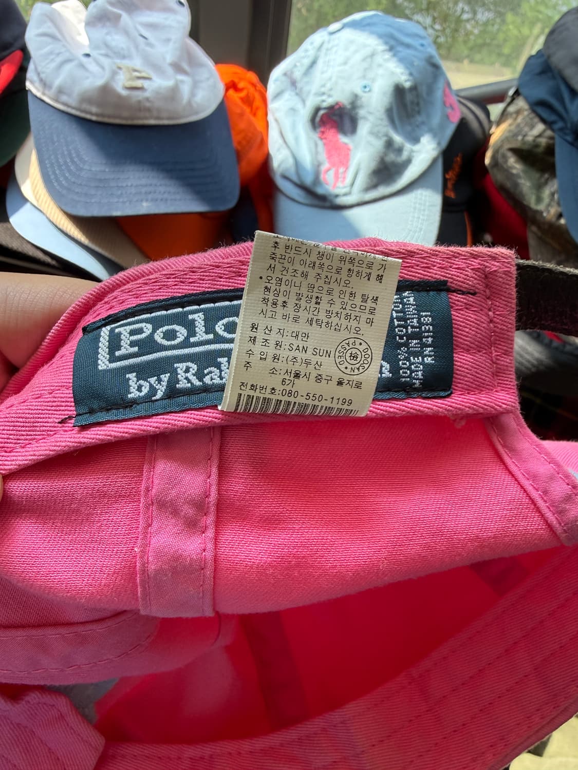 폴로 네이비 빅포니 볼캡 상품이미지4