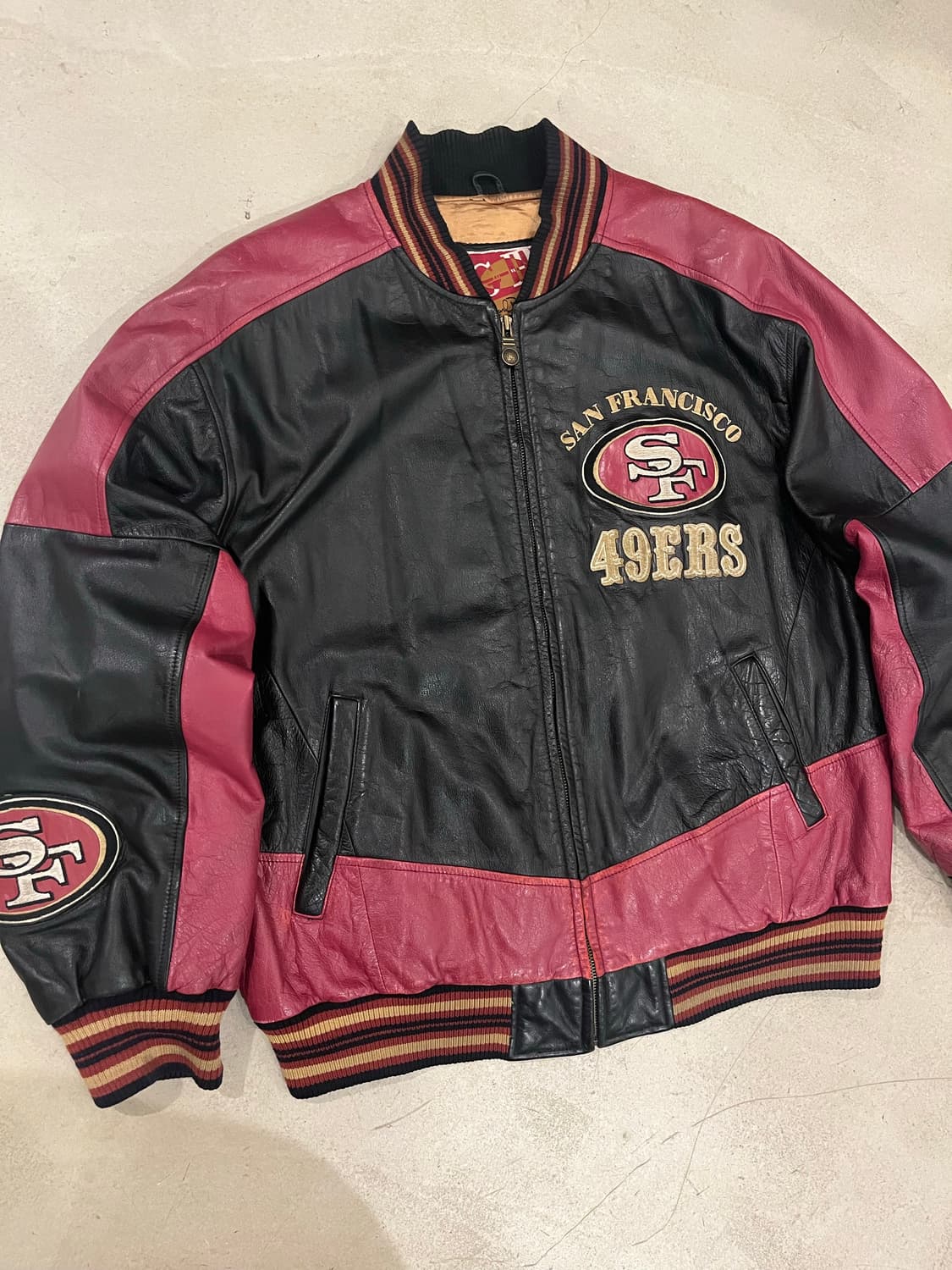 빈티지 G-lll 샌프란시스코 49ERS 레더자켓 상품이미지1