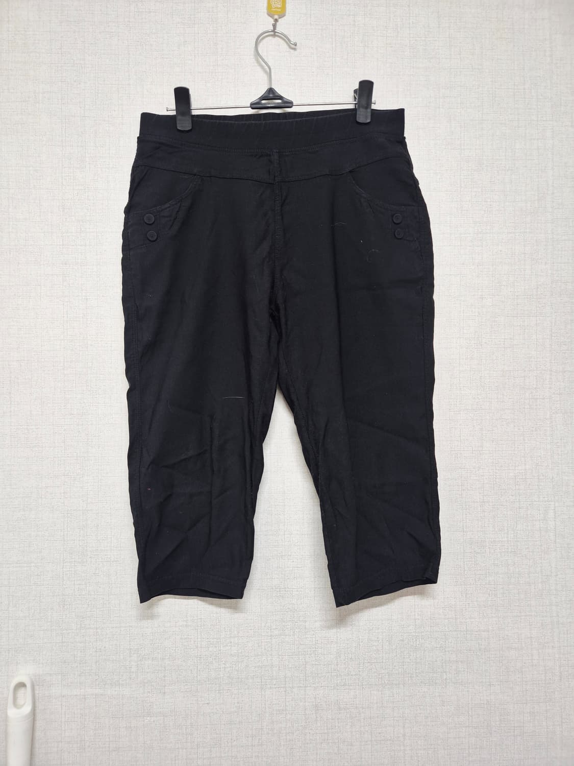 블랙 칠부바지 상품이미지1