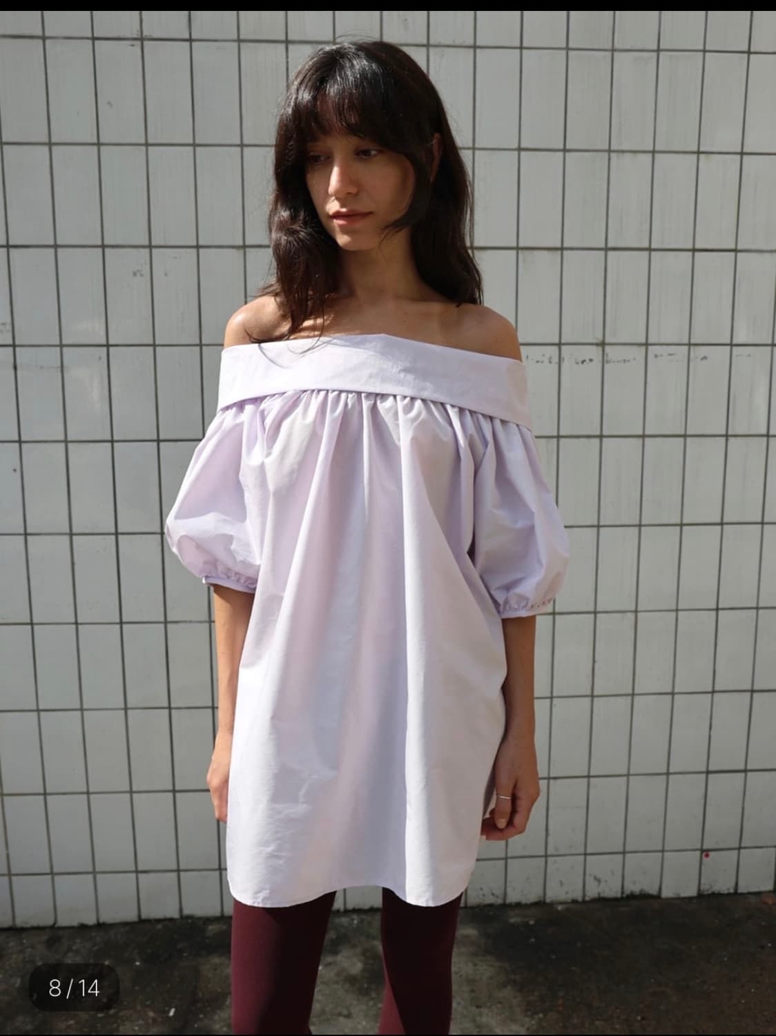 아모르샤이 라벤더 탑 상품이미지1