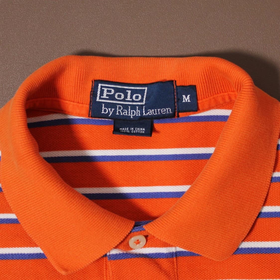 Polo 폴로 랄프로렌 오렌지 스트라이프 PK 반팔  상품이미지5