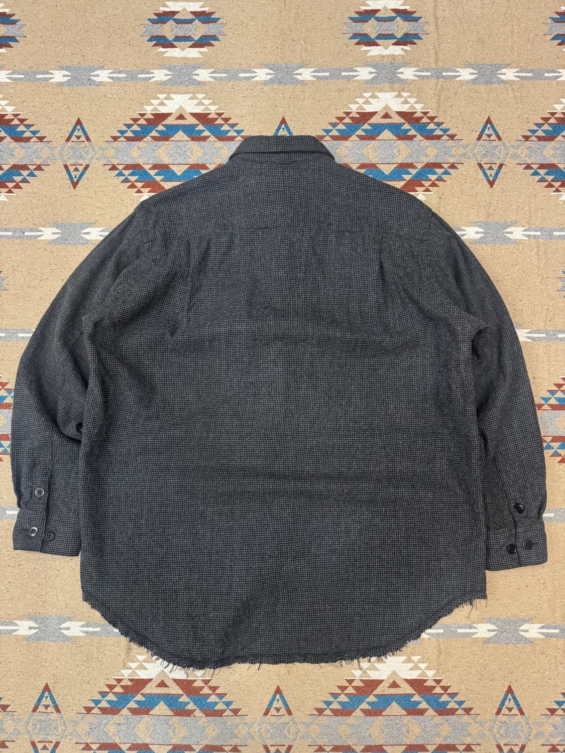 [2][M] 언더커버 언더커버리즘 컷오프 울 셔츠 그레이  상품이미지5