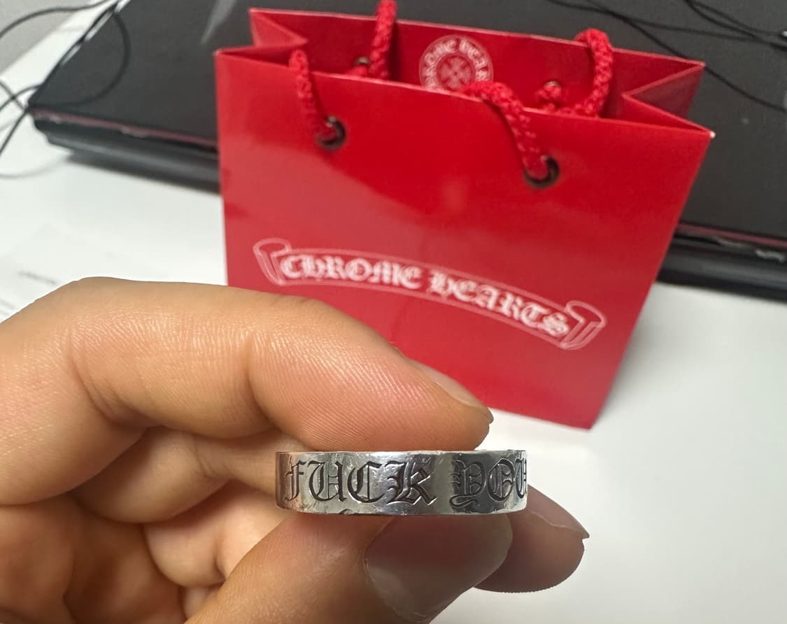 크롬하츠 퍽유링 6mm(쇼핑백, 영수증 포함) 상품이미지2