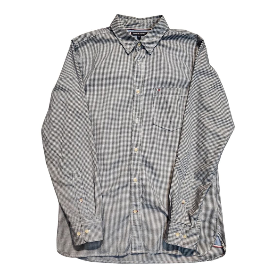 타미힐피거 긴팔 깅엄 체크 셔츠 (M) 상품이미지1