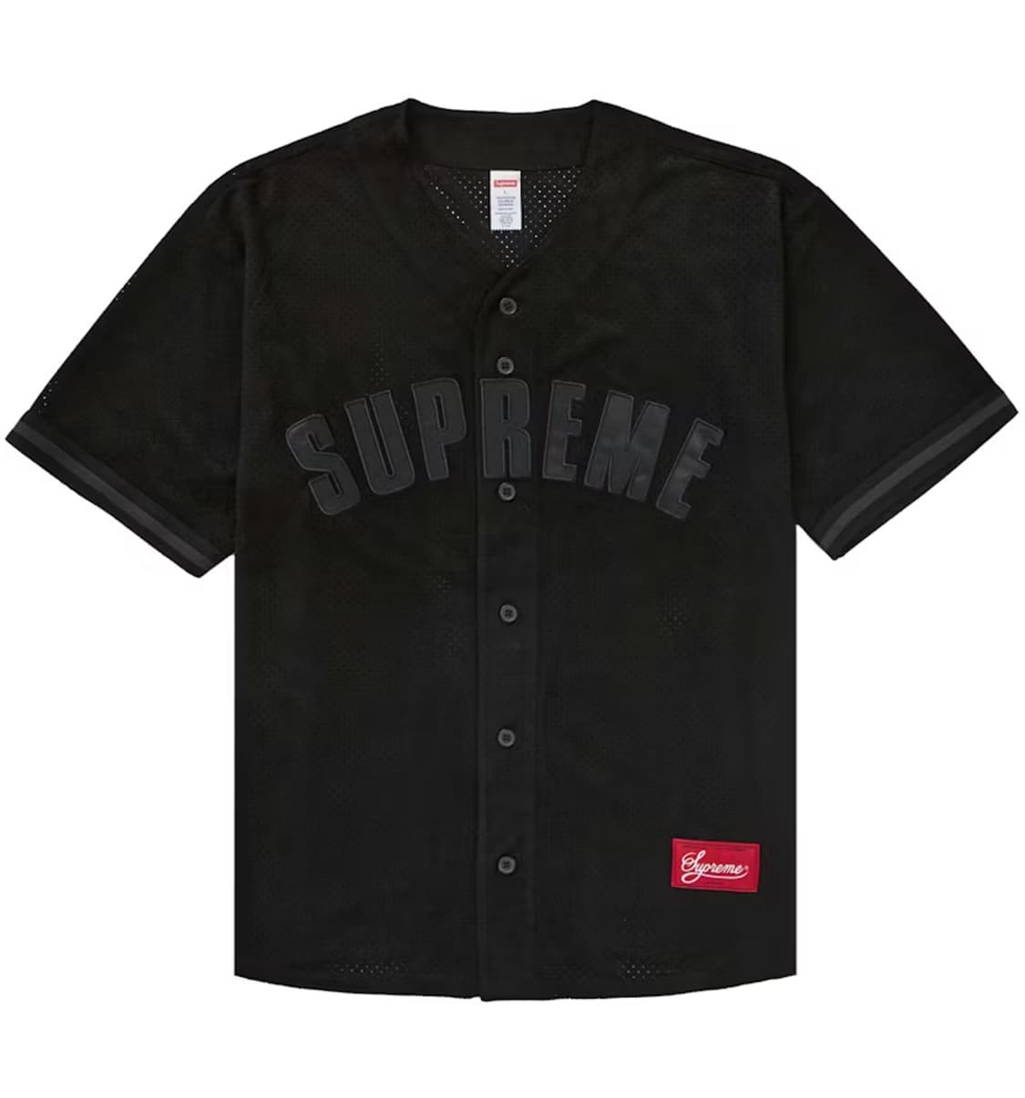 [L] 슈프림 메쉬 베이스볼 져지 24ss 상품이미지1
