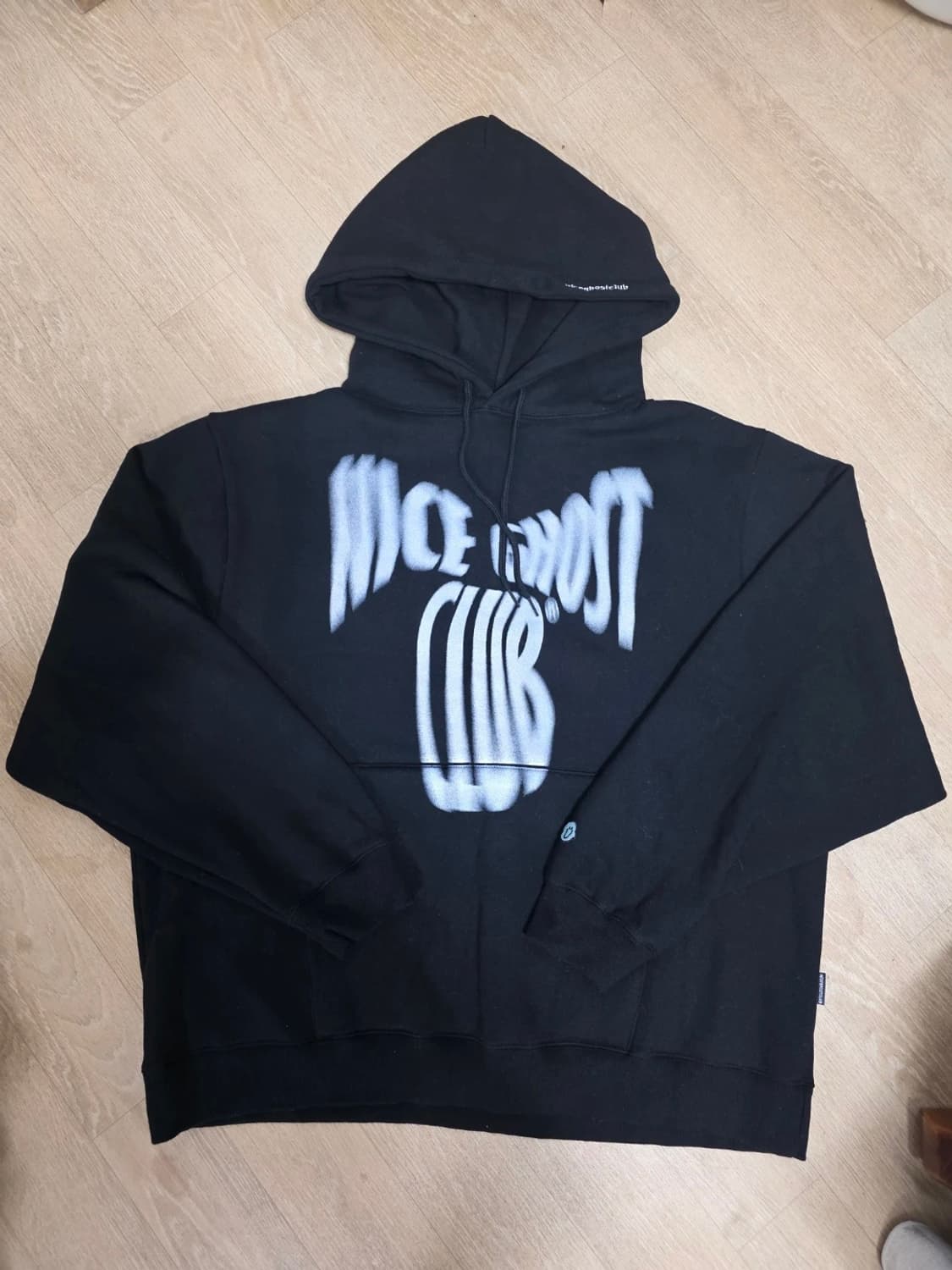 나이스고스트클럽 스크림로고 기모 후드티 L 상품이미지1