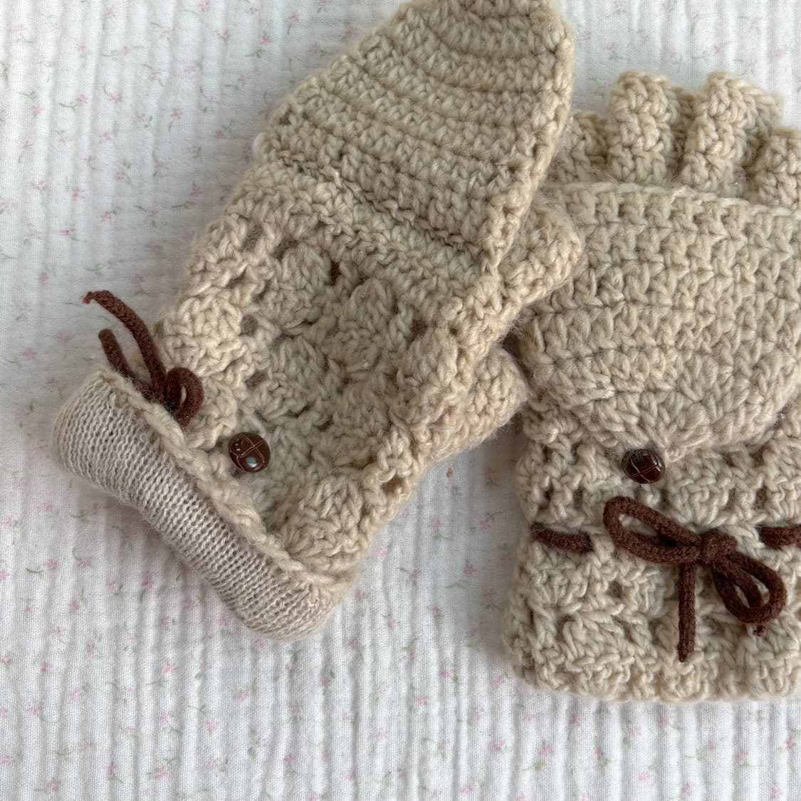 JPN/ 모리걸핸드워머 빈티지핸드워머 모리룩워머 모리걸벙어리장갑 상품이미지6