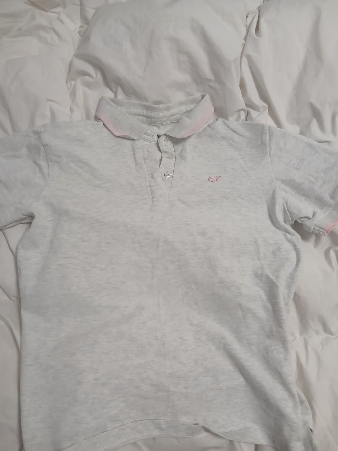 Calvin Klein CK 로고 반팔 폴로티 상품이미지1