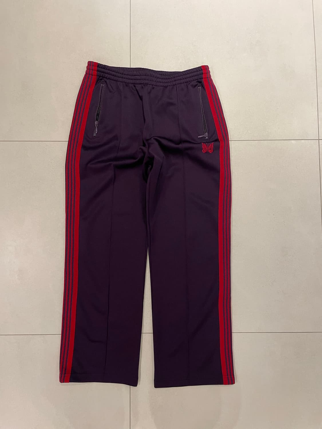 니들스 스트레이트 트랙팬츠 퍼플 상품이미지1