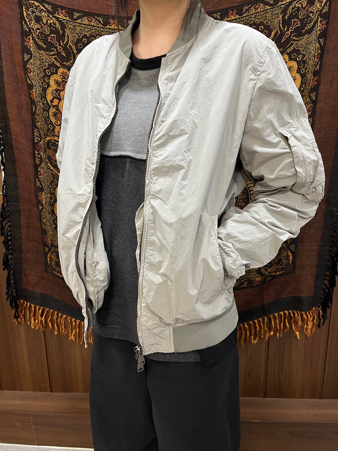 알레그리 나일론 MA-1 자켓 상품이미지1