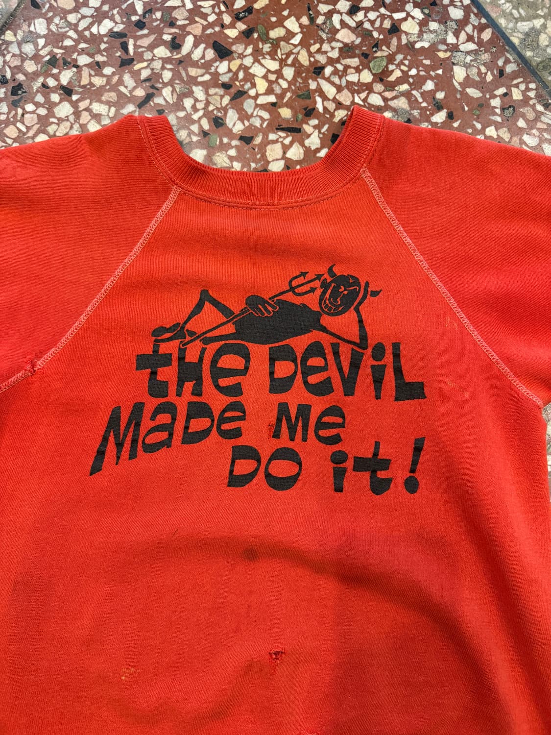 60s the DeviL Made Me Do it! 하프스웻 (38) 상품이미지4