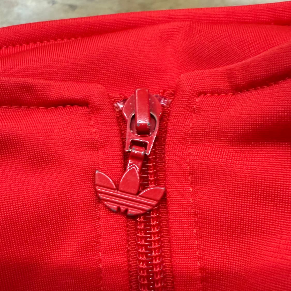 [정품/100] 아디다스 삼선 져지 레드 트랙탑 b10 상품이미지8