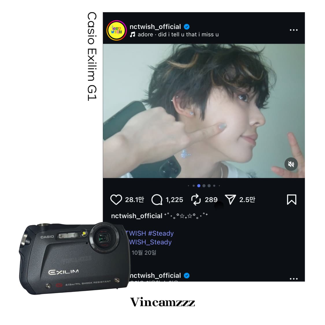 [NCT위시 디카] Casio 카시오 Exilim 엑슬림 G1 카메라 상품이미지1