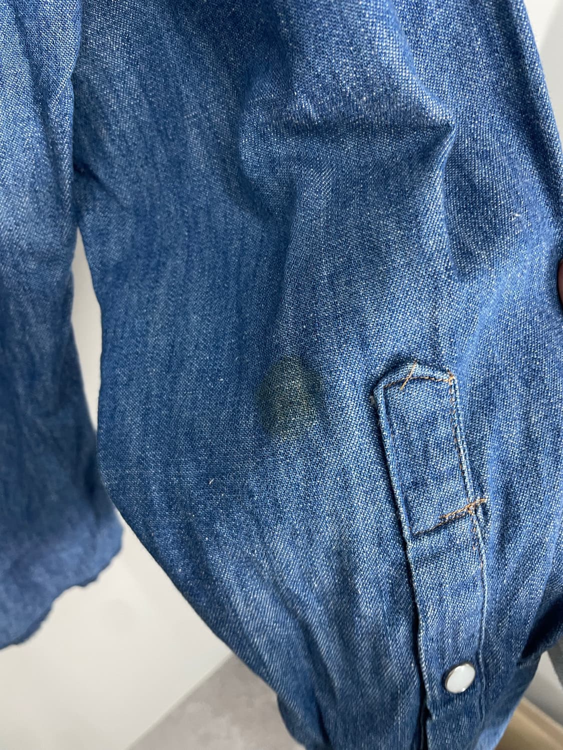 랭글러 자수패치 데님 웨스턴 셔츠 H2129 상품이미지7