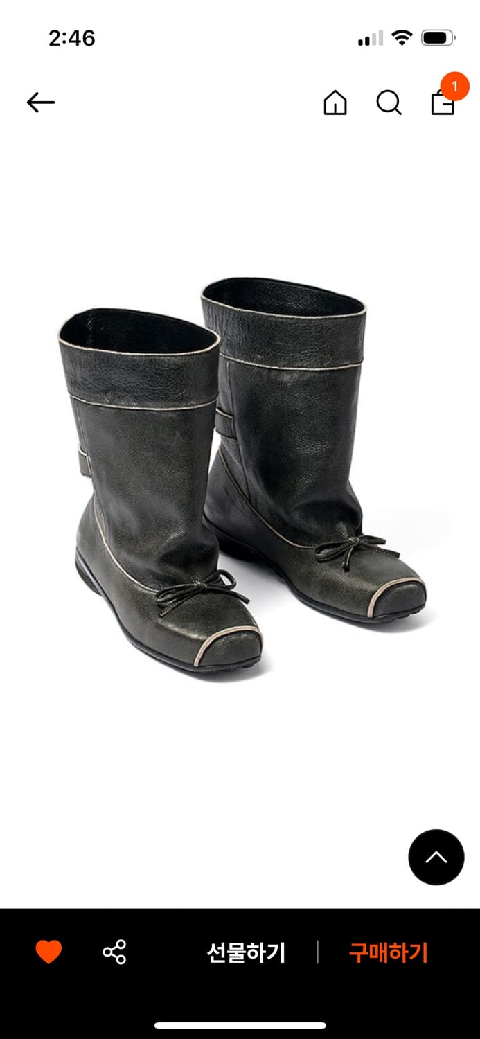 오픈와이와이 부츠 BALLET SLOUCHY SHORT BOOTS 상품이미지6
