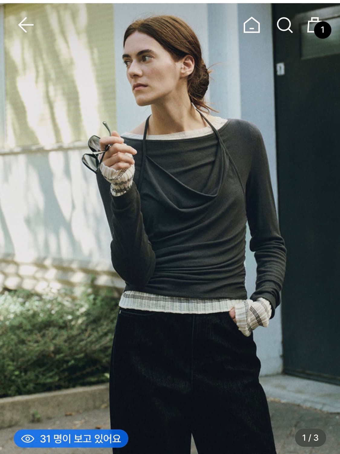 루에브르 홀터 레이어드 티셔츠 상품이미지4