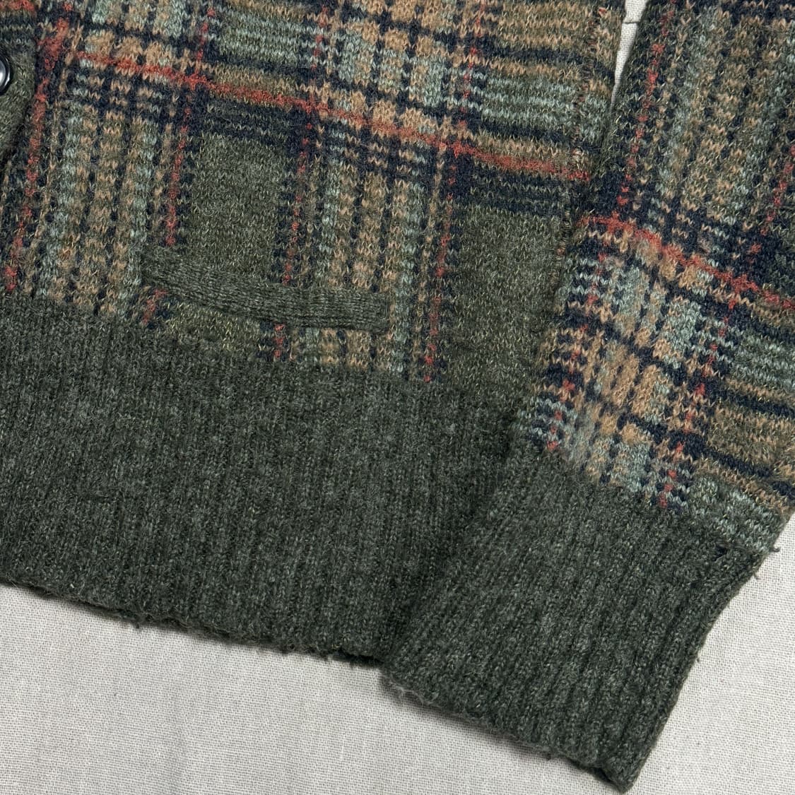 랄프로렌 데님앤서플라이 프레피 숄카라 가디건 M 상품이미지3