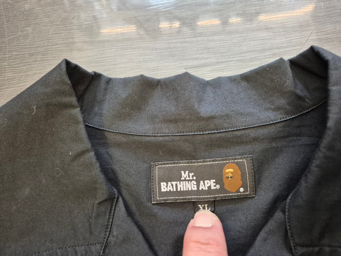 BAPE Mr. Bathing Ape 오픈카라 셔츠 상품이미지6